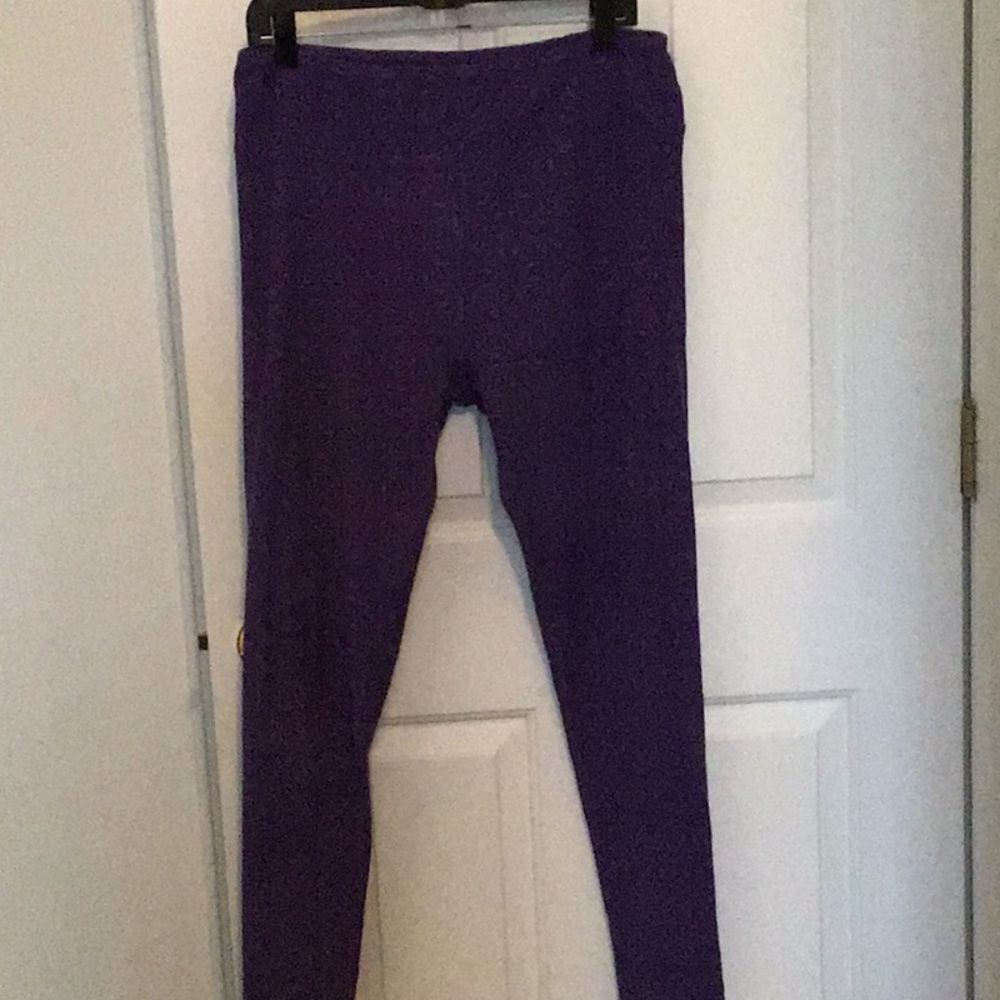 LuLaRoe TC ( tall & curvy) purple leggings